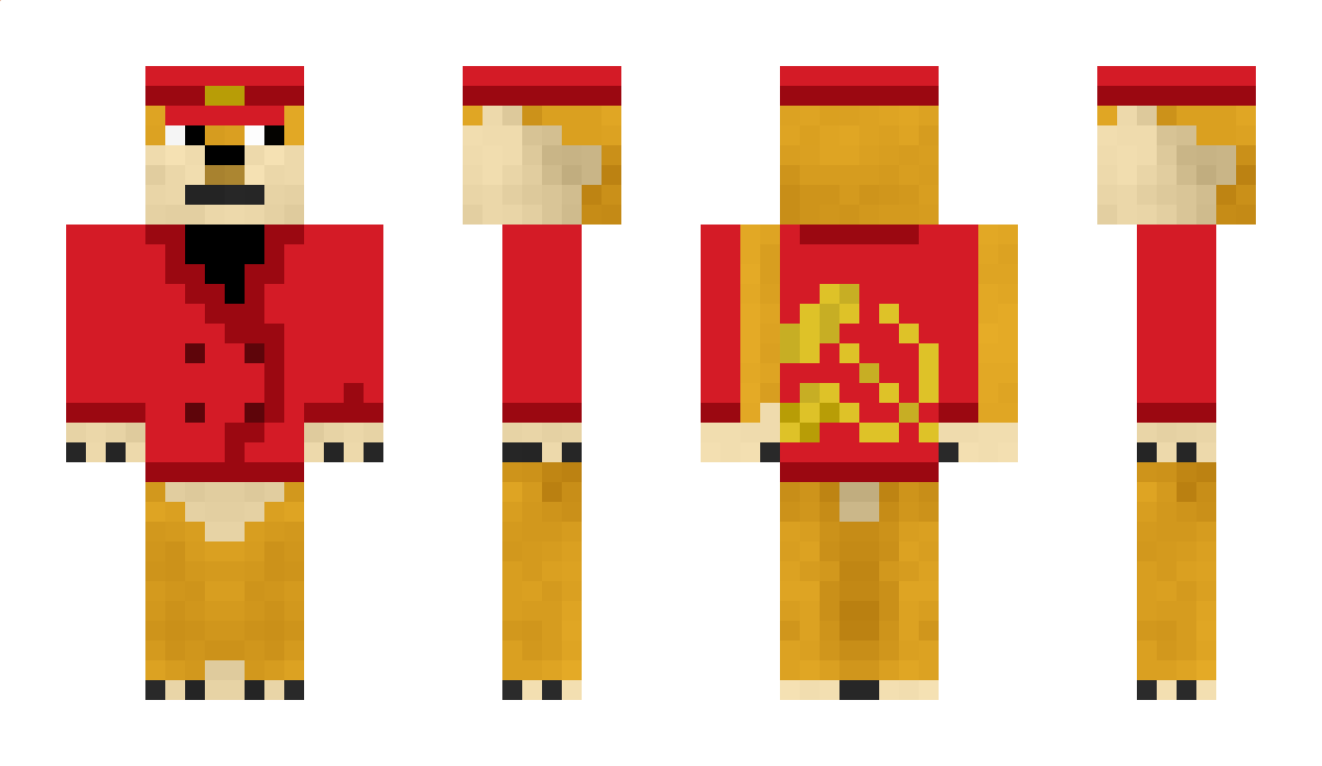 comradeDOGE Minecraft Skin