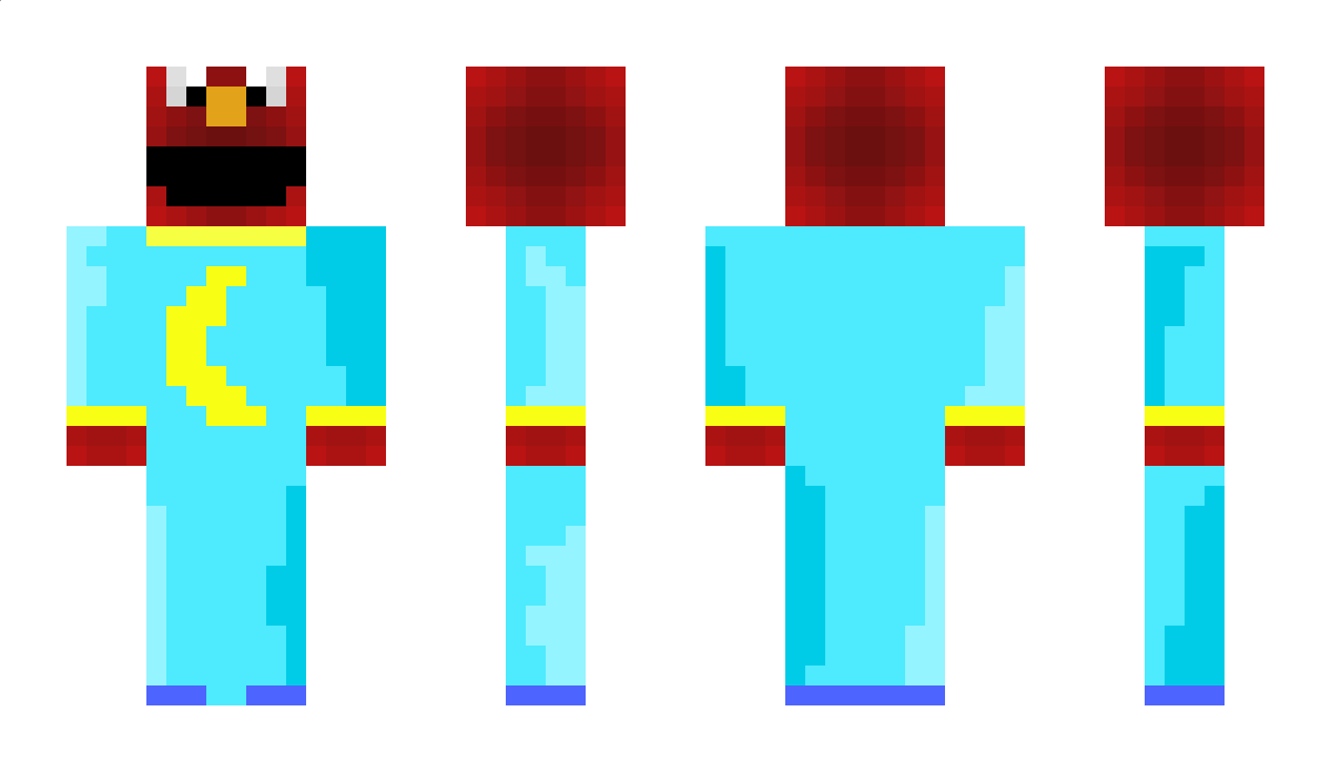 Elmo_fart Minecraft Skin