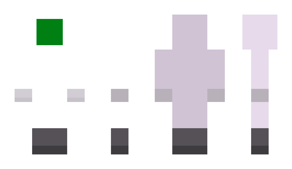 GreenWhite Minecraft Skin