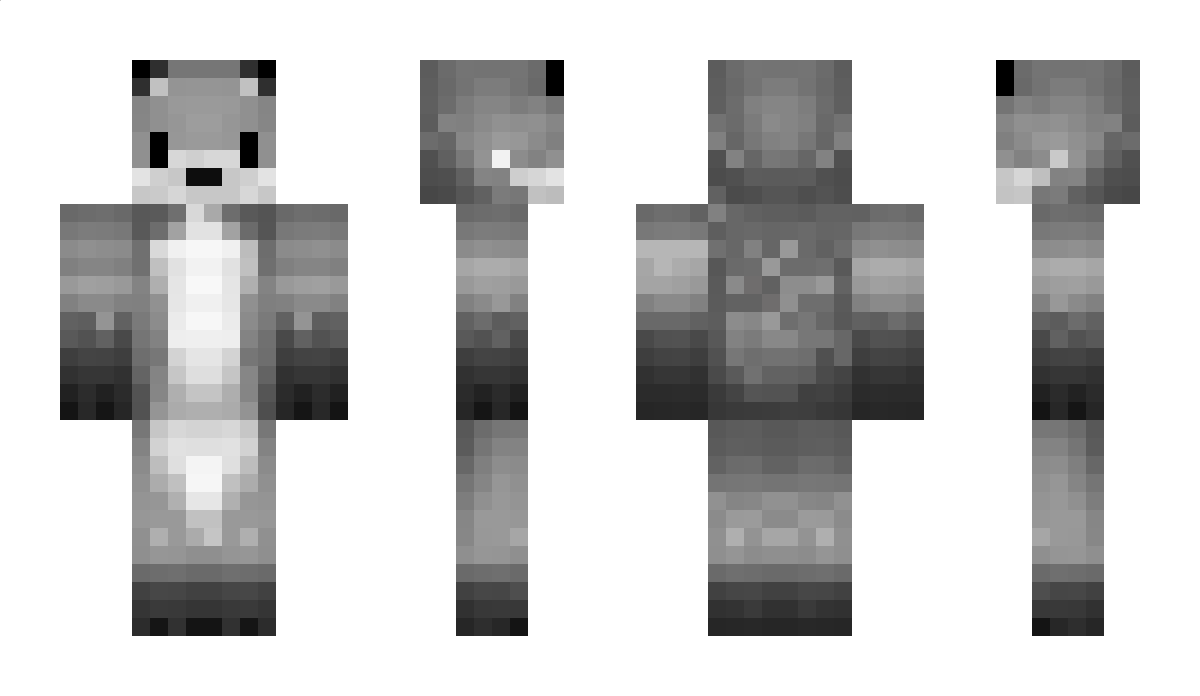 GrayFox Minecraft Skin