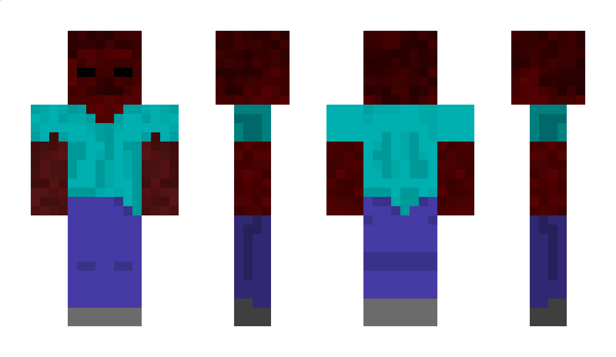 RedZombie Minecraft Skin