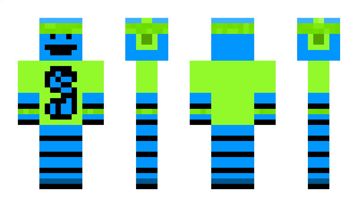 BlueWormyYT Minecraft Skin