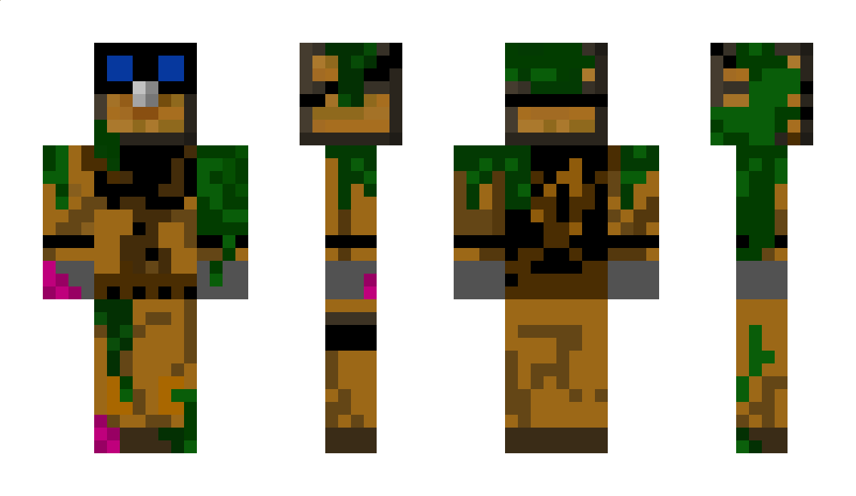 PixelDiver Minecraft Skin