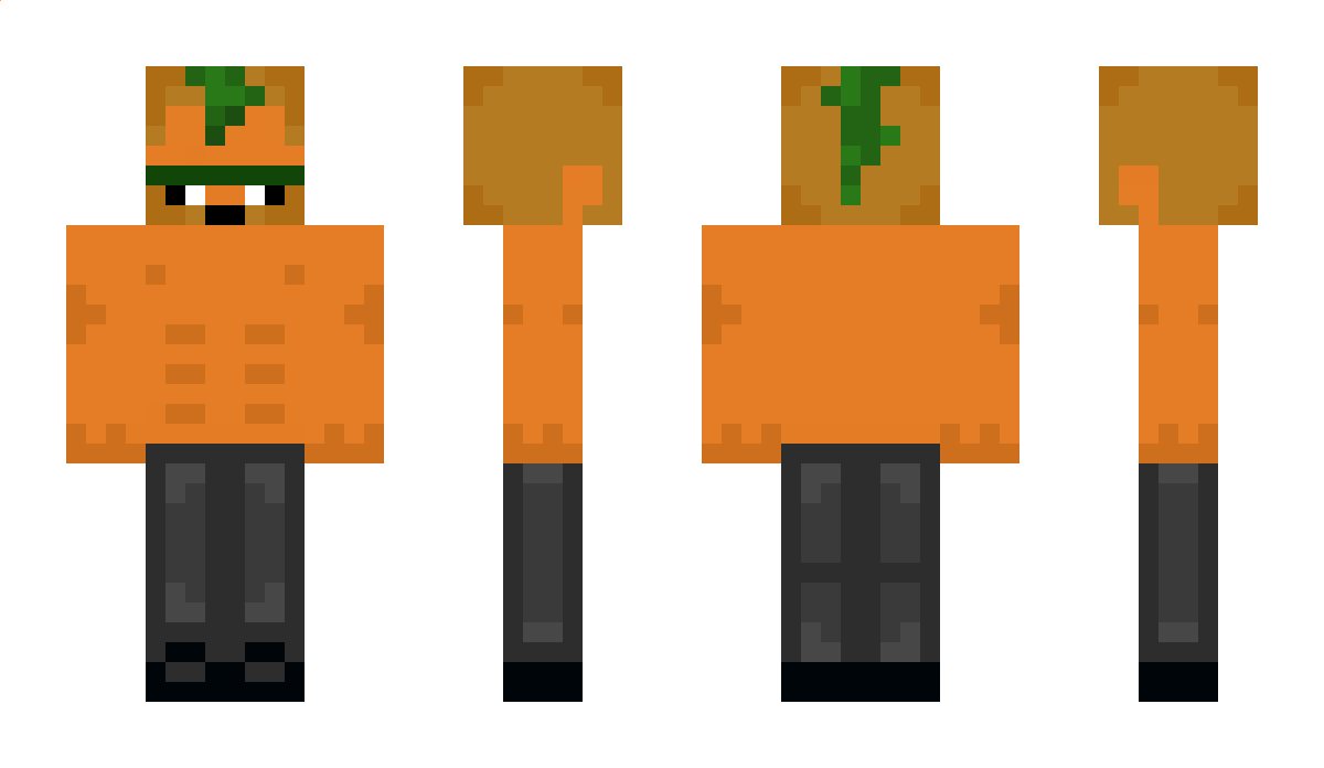 CarrotHeadMan Minecraft Skin