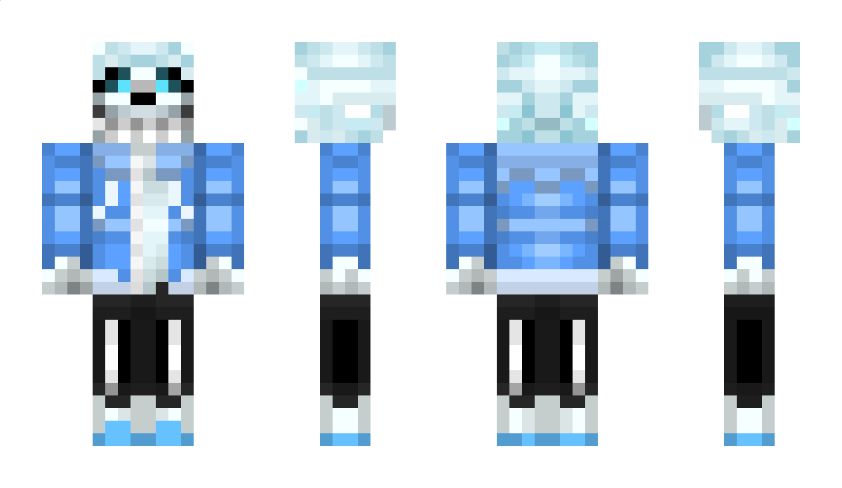 SansSkeleton Minecraft Skin