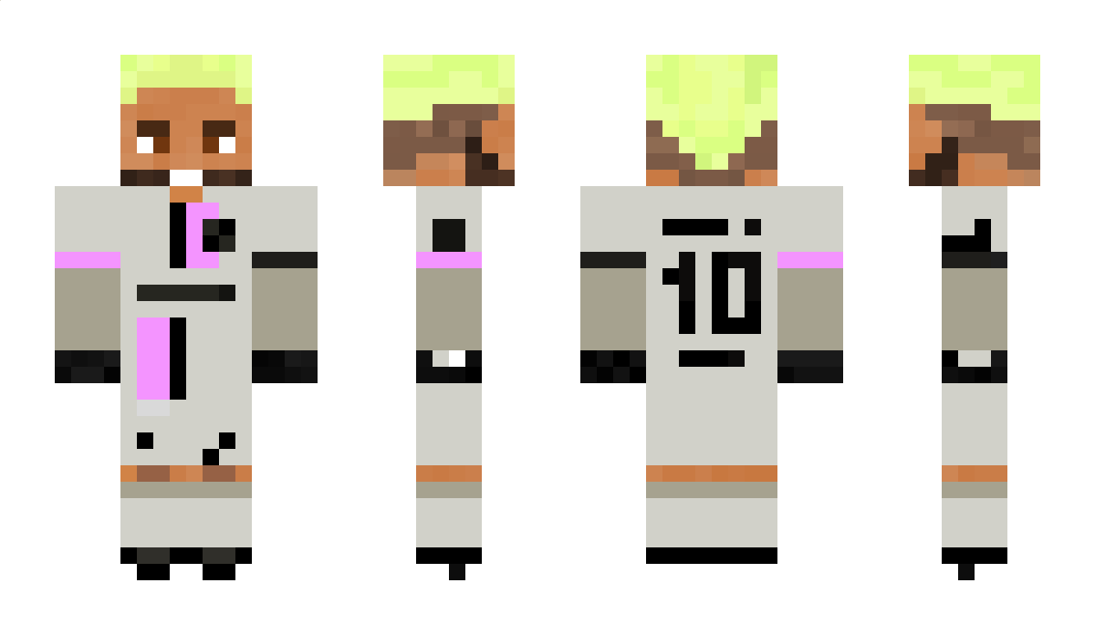 JxstNeymar Minecraft Skin