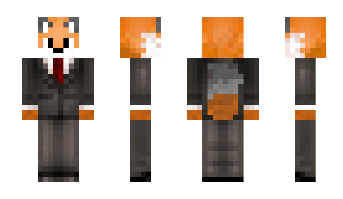 RedstoneFoxYTC Minecraft Skin