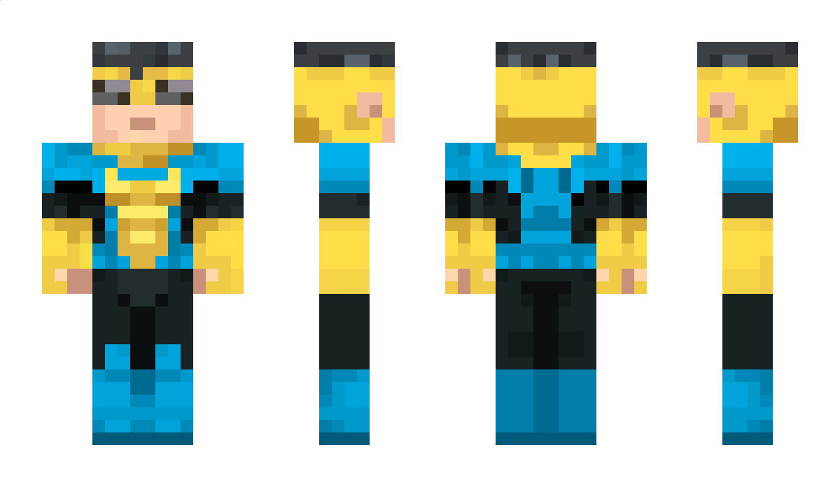 InvincibleR34 Minecraft Skin