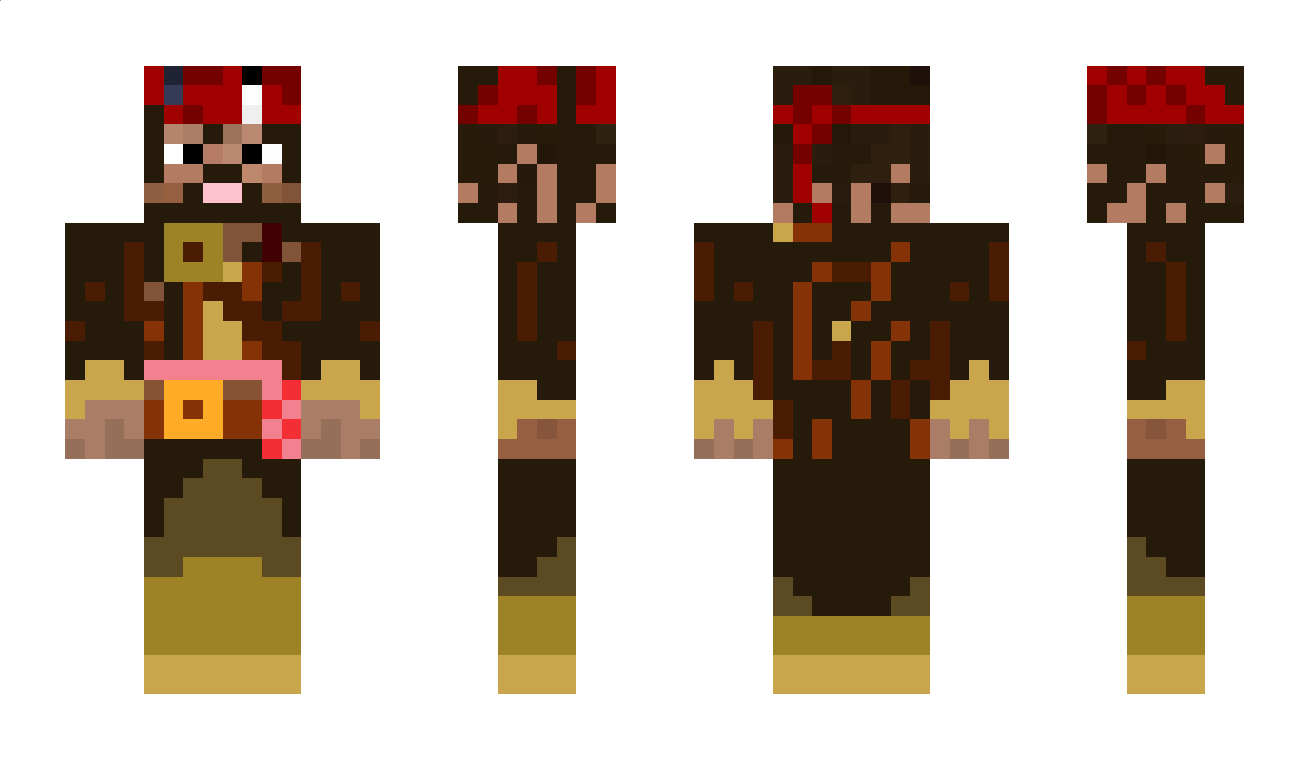 JackSparrow Minecraft Skin