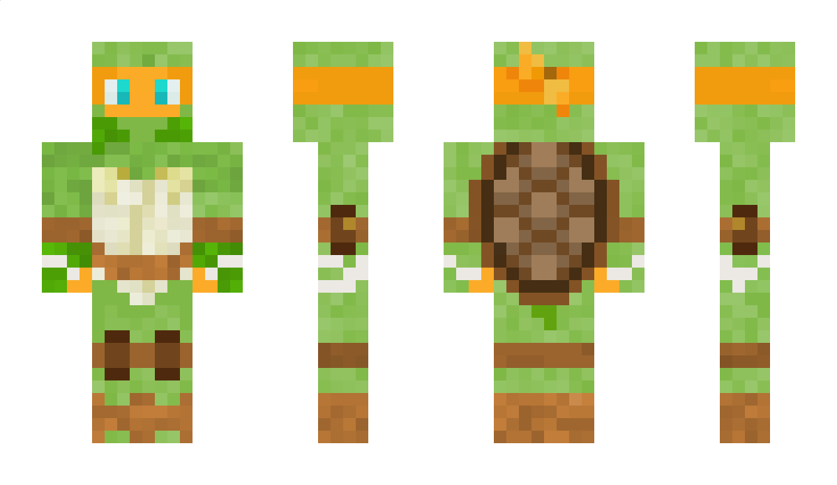 MikeyNinjaTurtle Minecraft Skin