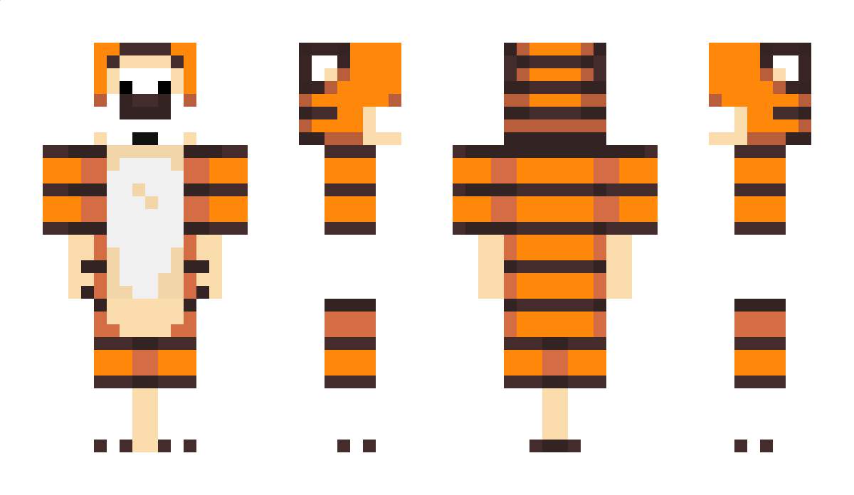 TigerGamerYT Minecraft Skin