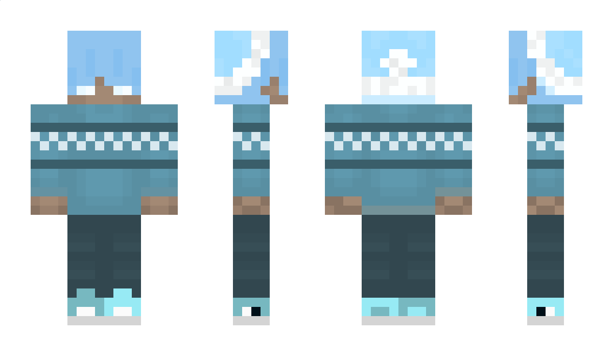 blueaxoIotl Minecraft Skin