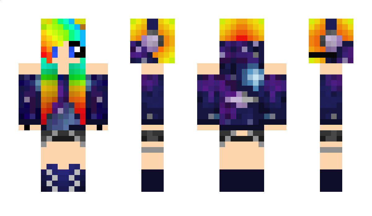 Rainboo Minecraft Skin