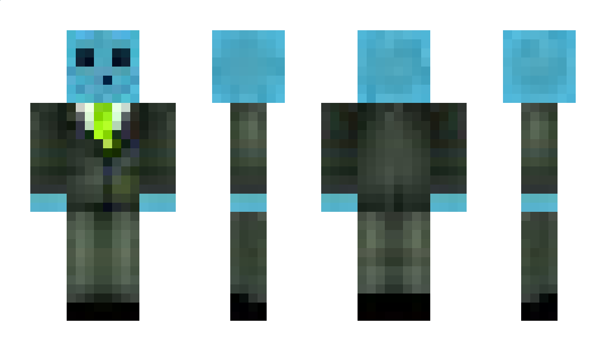 GrayBlue Minecraft Skin