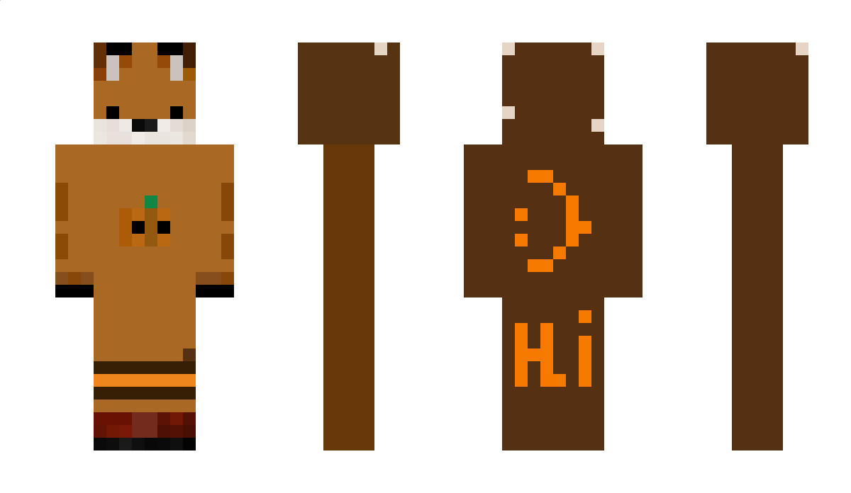 OrangeFox21 Minecraft Skin