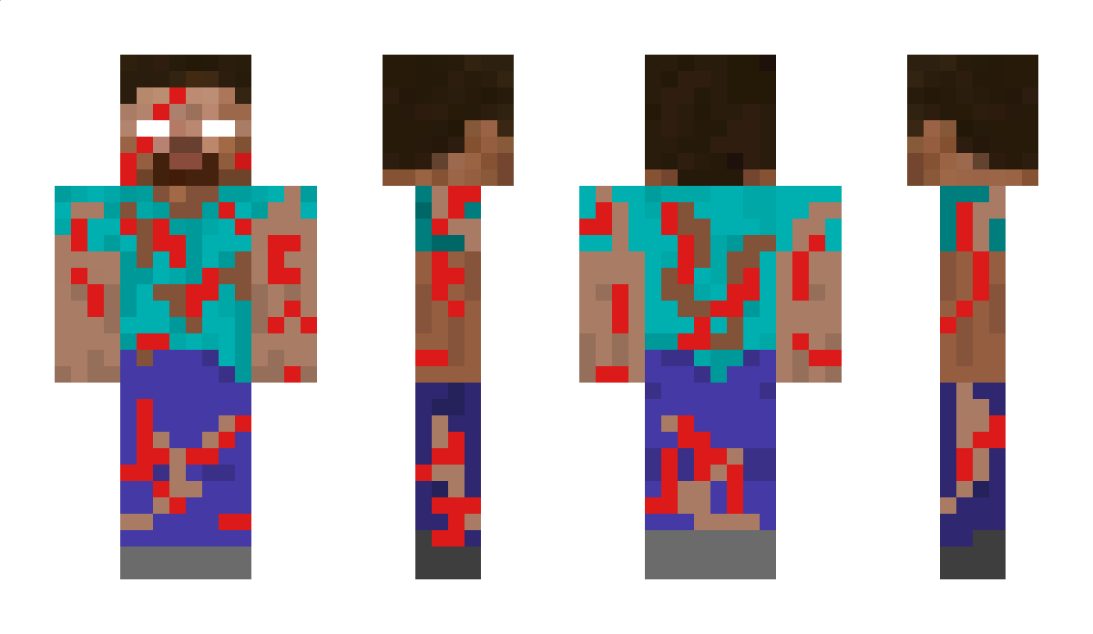 BLOODYHEROBRINE Minecraft Skin