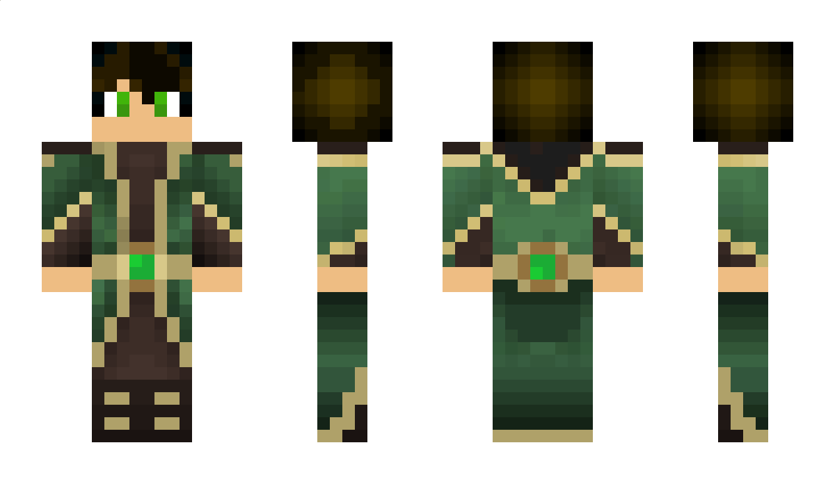 Smaragd Minecraft Skin