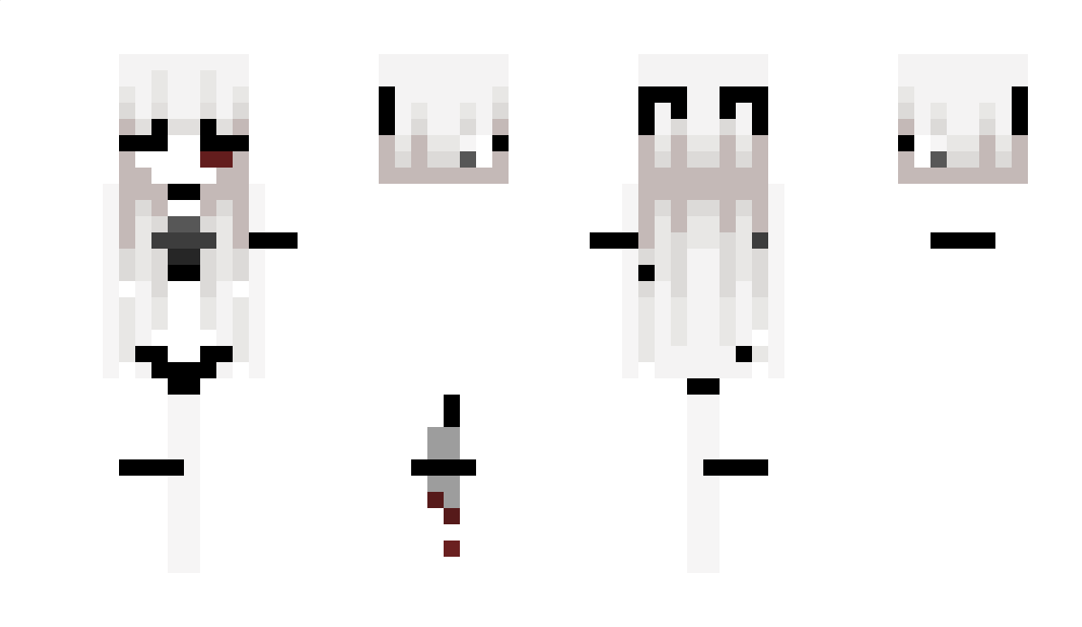 BloodyMaid Minecraft Skin