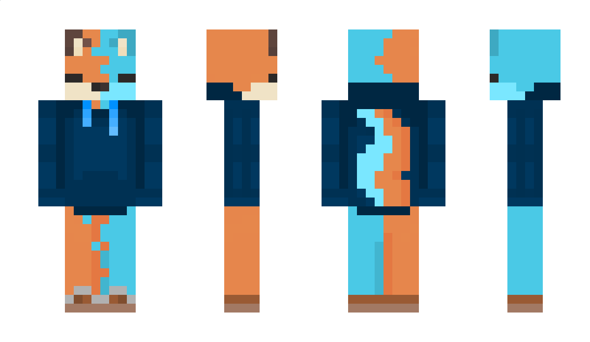 FoxyMakesGames Minecraft Skin