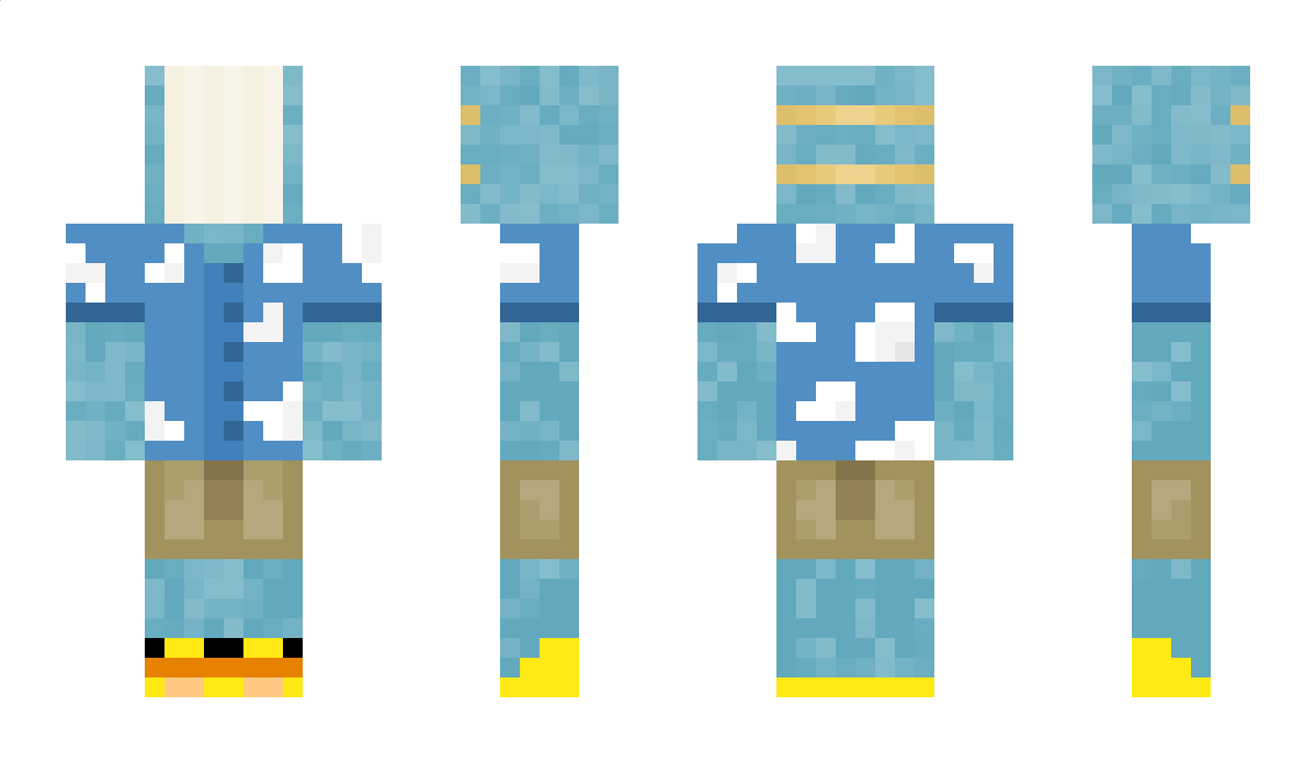 AquaticBook Minecraft Skin