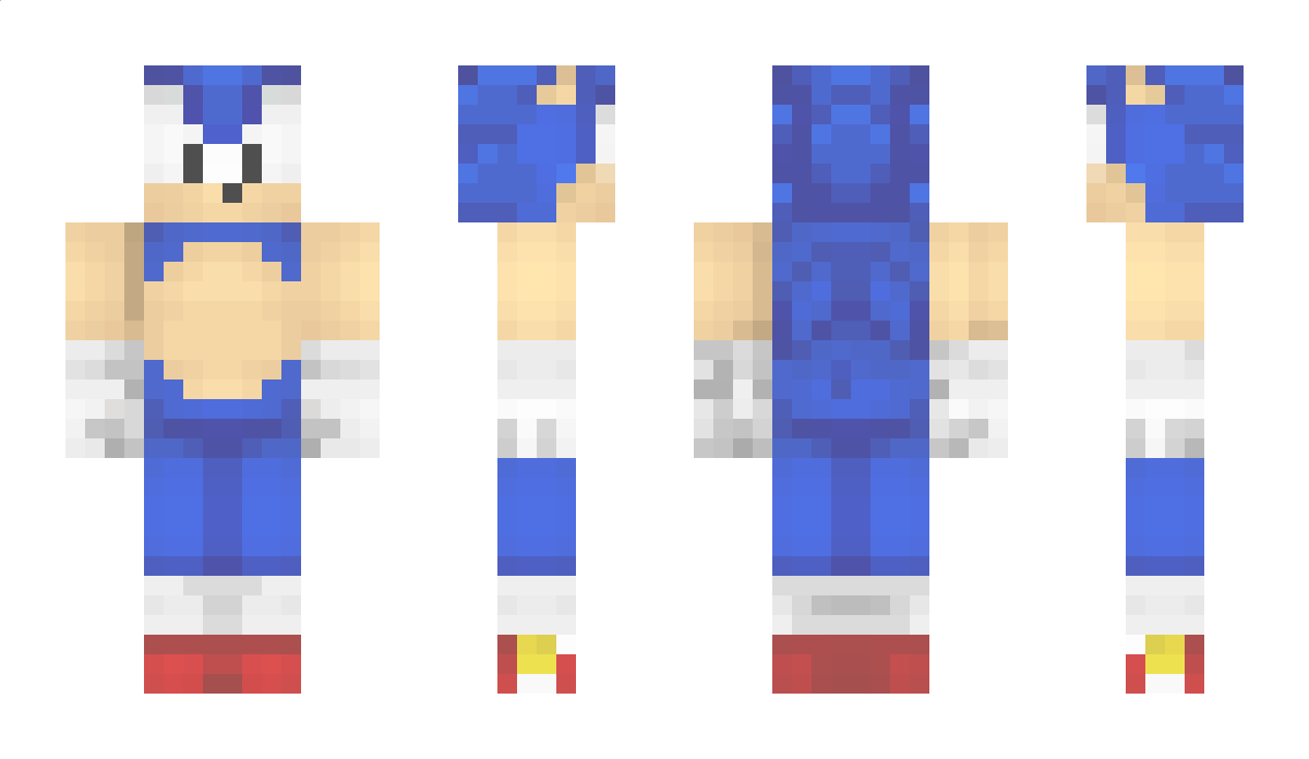 SEGAClassicSonic Minecraft Skin