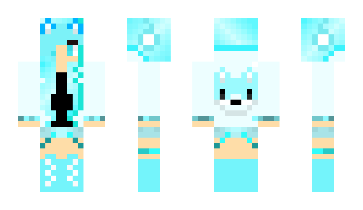 Blue_Wolf_Girl Minecraft Skin