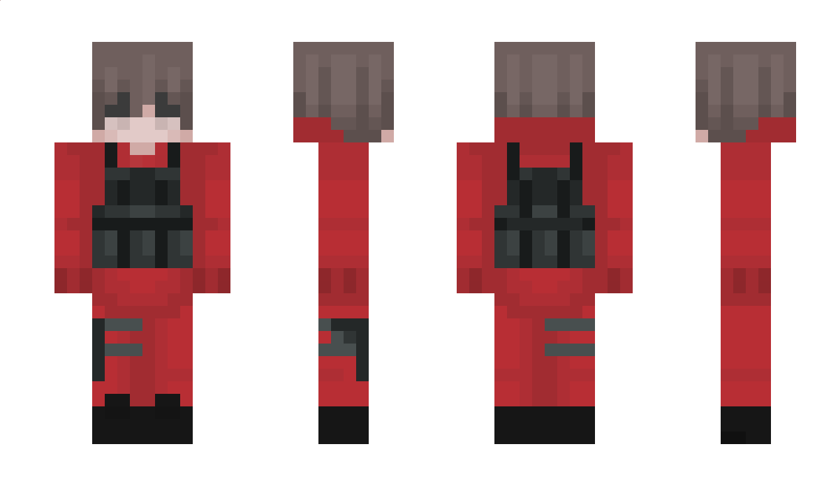 nerfMaterials Minecraft Skin