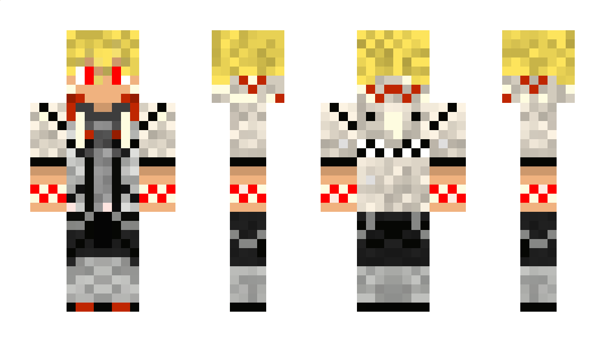 SSJ4_Roxas Minecraft Skin