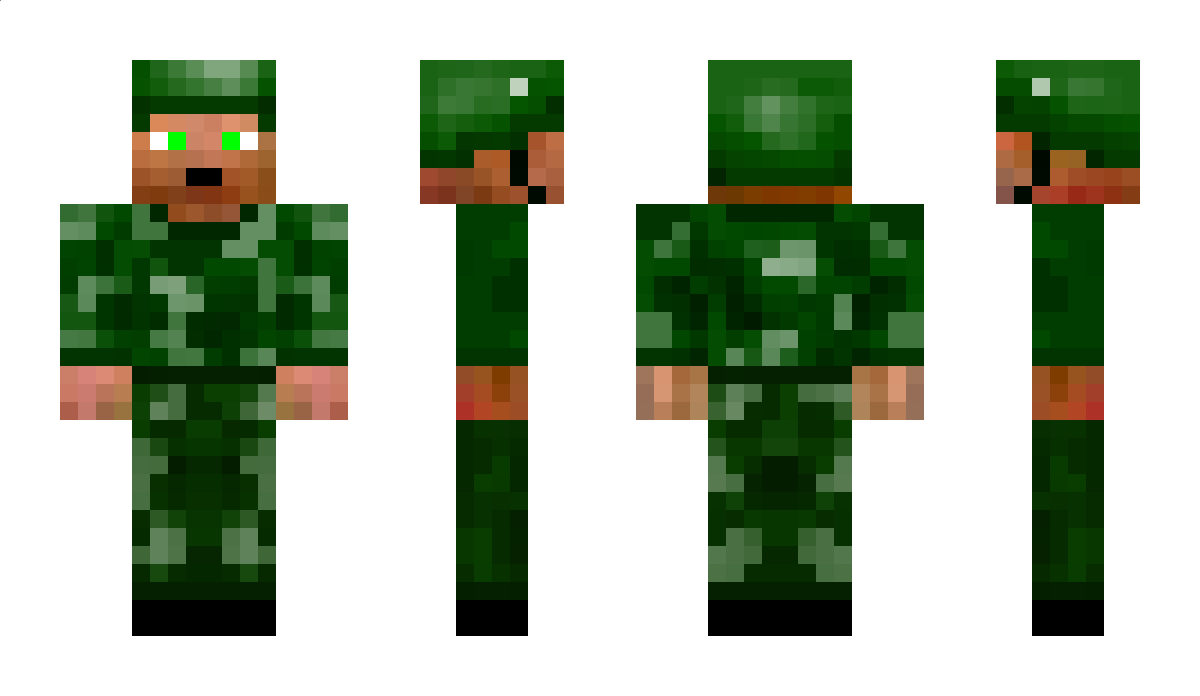 militaer Minecraft Skin