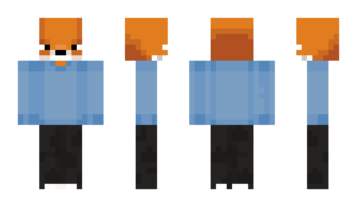 OrangeFox9157 Minecraft Skin