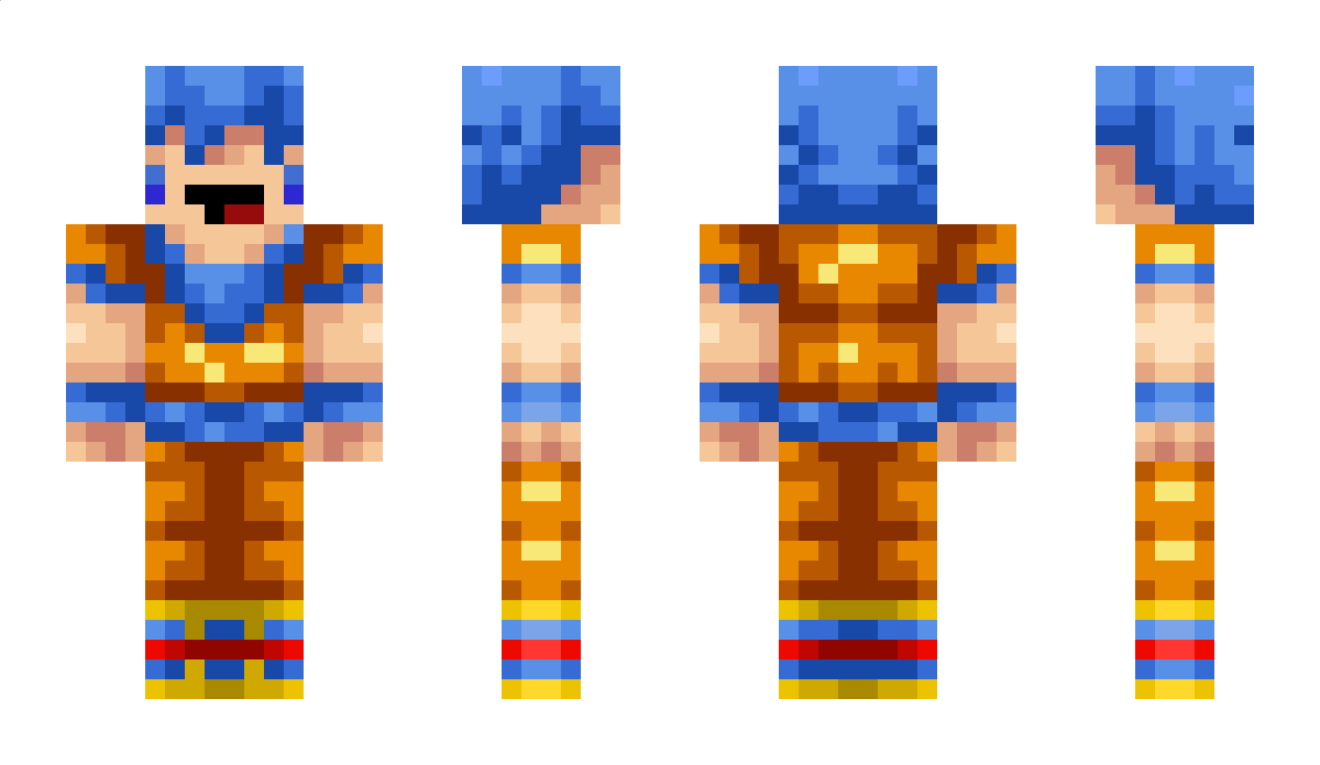 eGoku Minecraft Skin