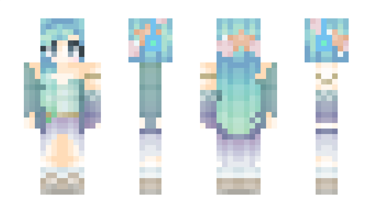 Mermaid8Z Minecraft Skin