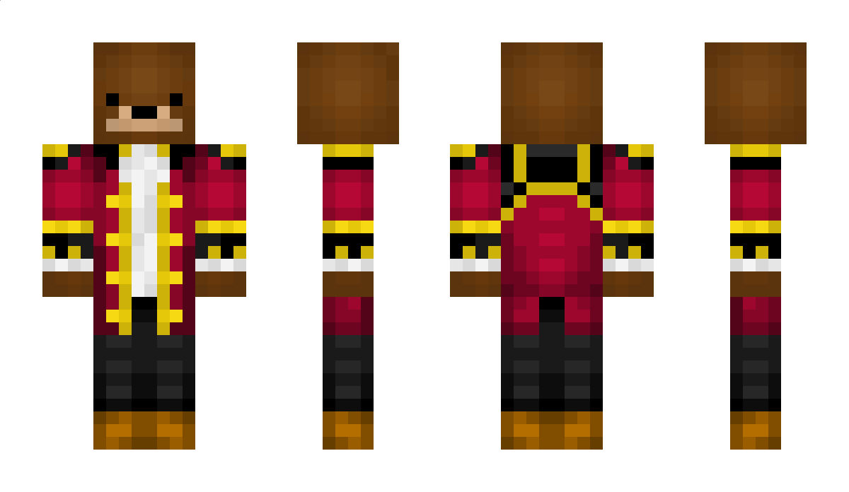 PirateBear Minecraft Skin