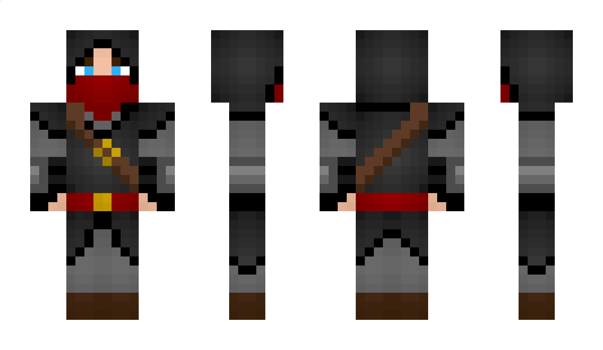 Anthromorphic Minecraft Skin