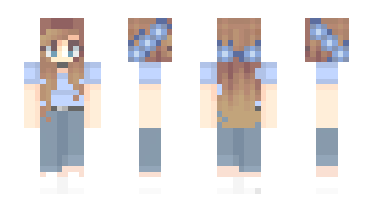 BlueTextMessage Minecraft Skin