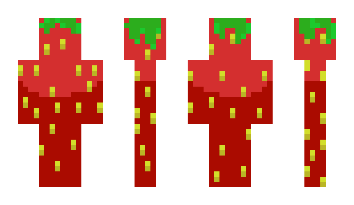 TranspiFraise Minecraft Skin