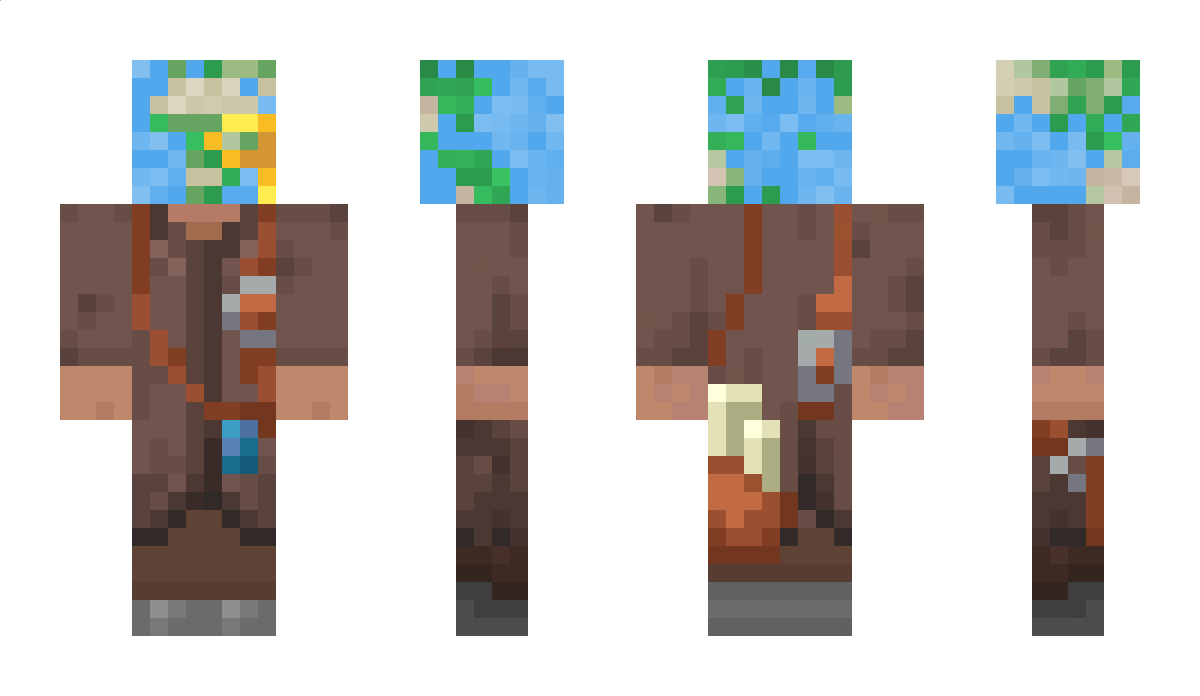 IronVi14ager Minecraft Skin