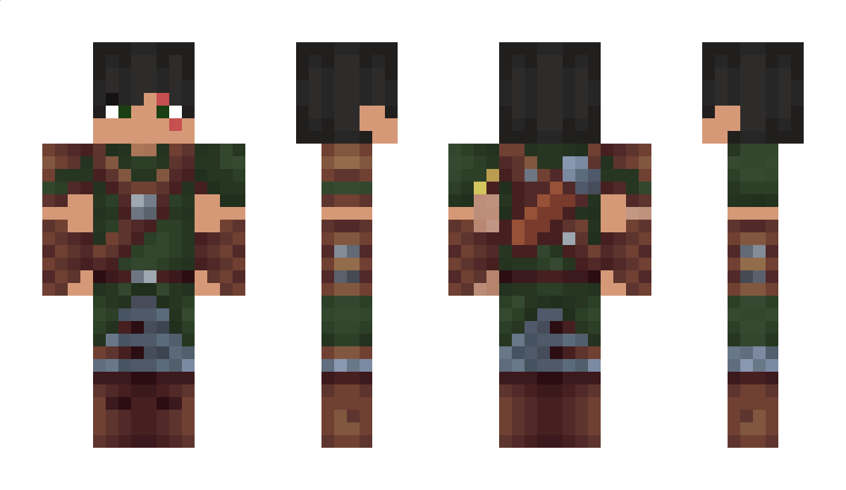 Opwindend Minecraft Skin