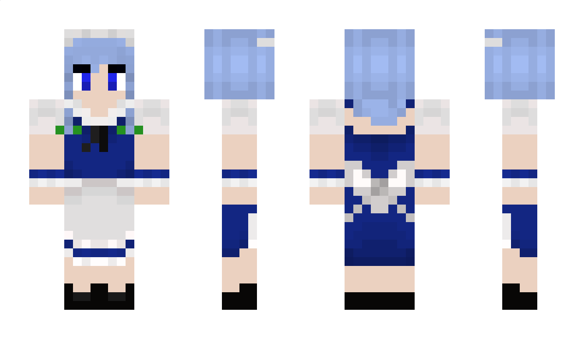 SakuyaIzayoi Minecraft Skin