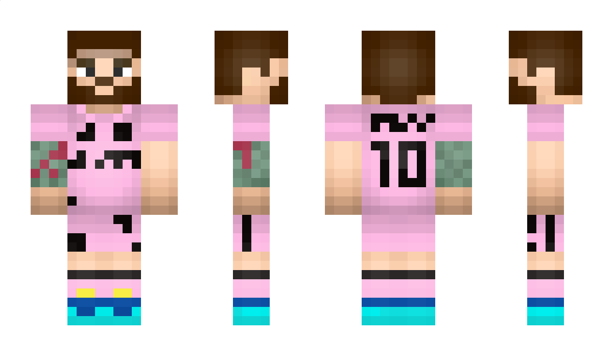 LionelMessiPSG Minecraft Skin