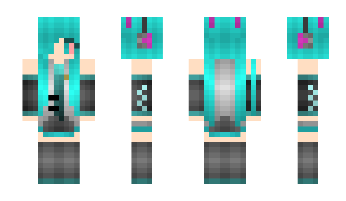 miku_weed Minecraft Skin