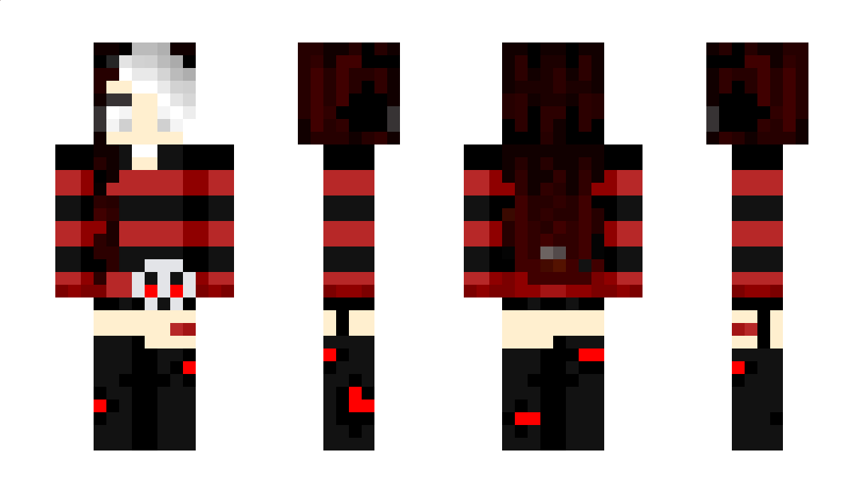 Amy7Blue Minecraft Skin