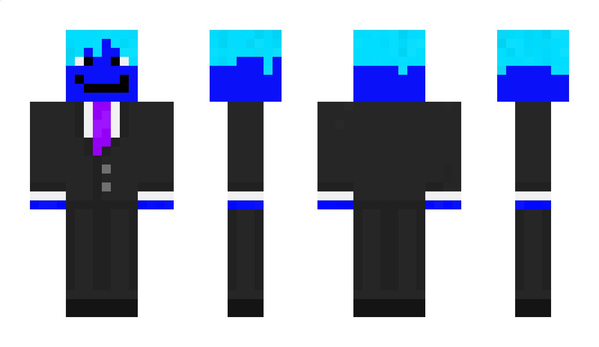 BluxiTenFake Minecraft Skin