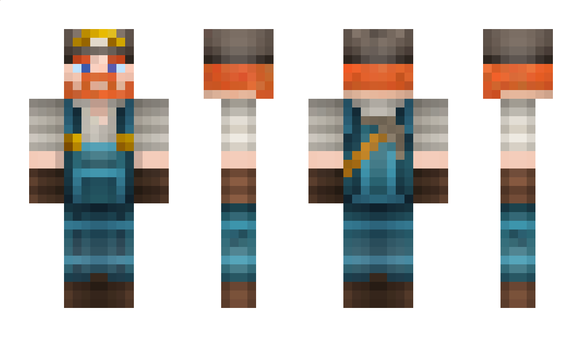 RedTheMiner Minecraft Skin