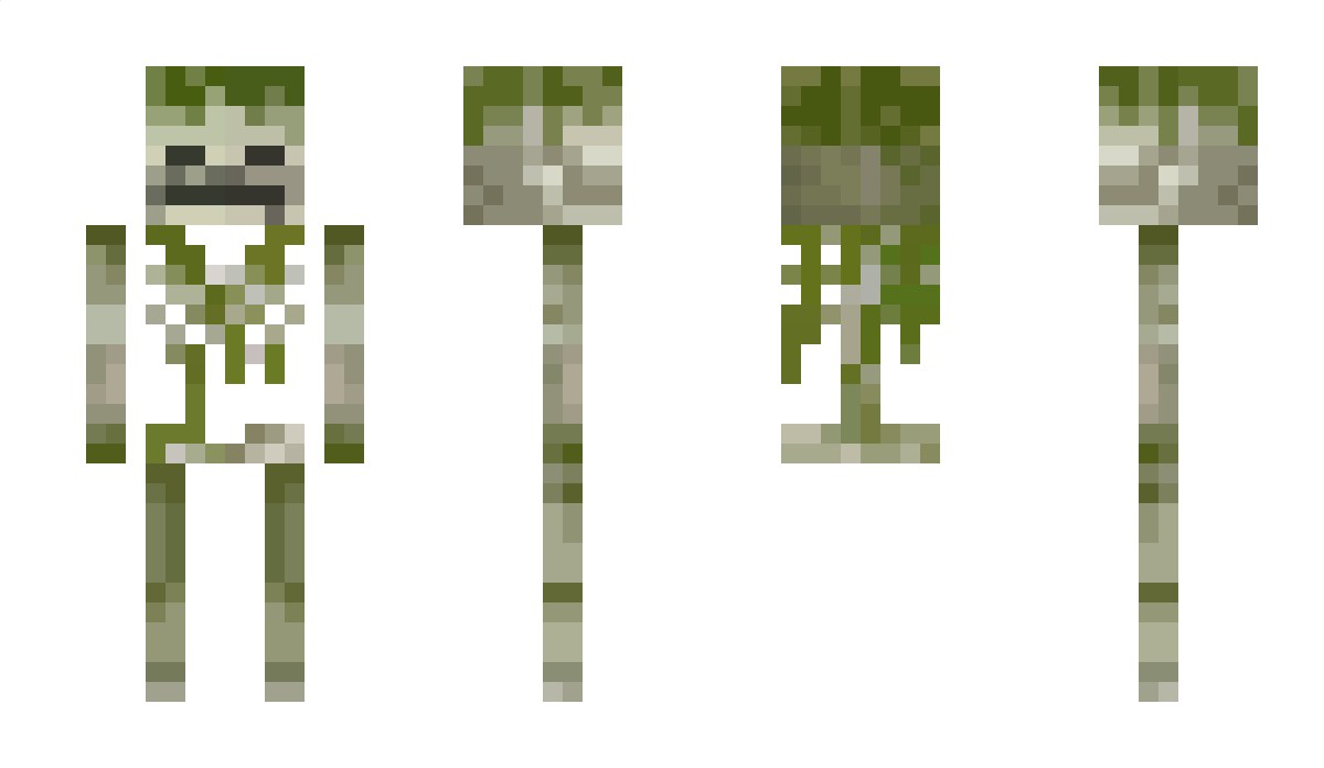 MossySkelleton Minecraft Skin