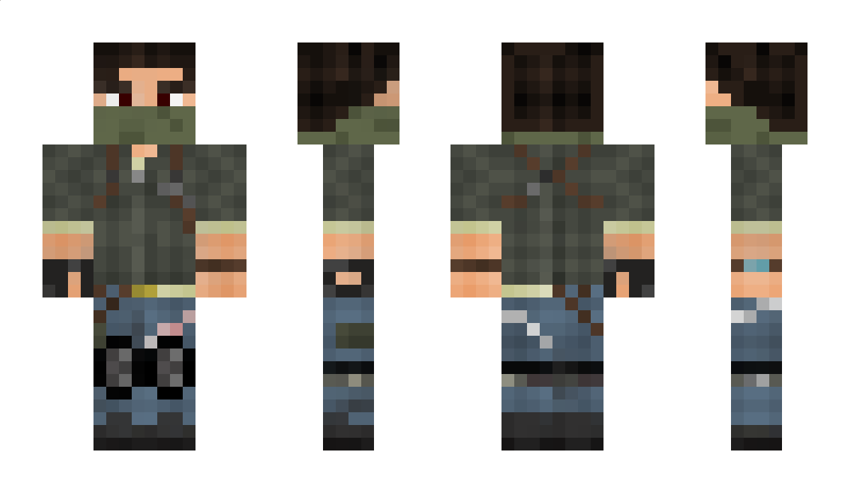 Kratos23 Minecraft Skin