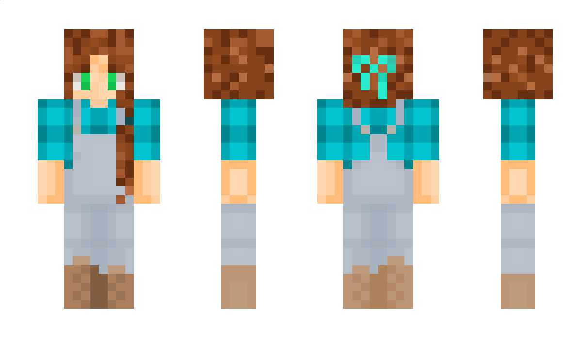 ZeeBeeBlue Minecraft Skin