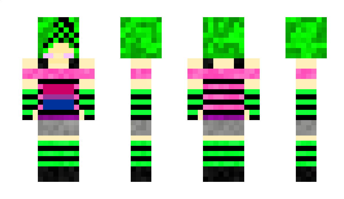 AquaQueenz Minecraft Skin