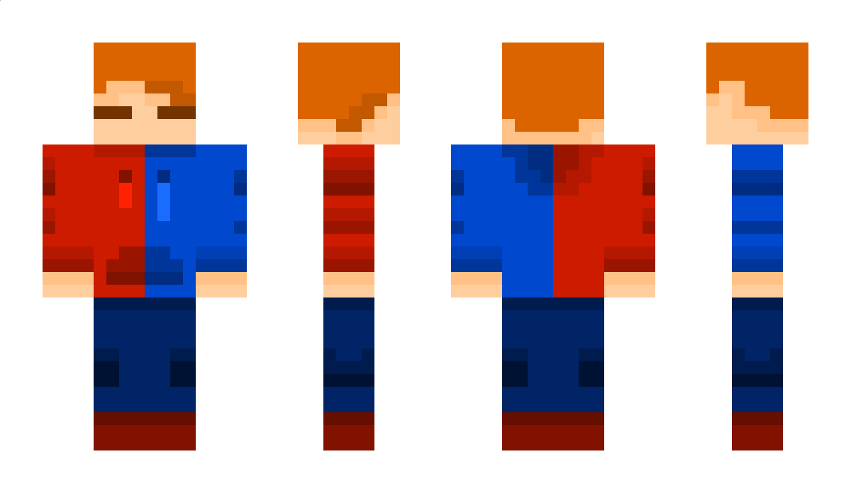 RedBlueOfficial Minecraft Skin