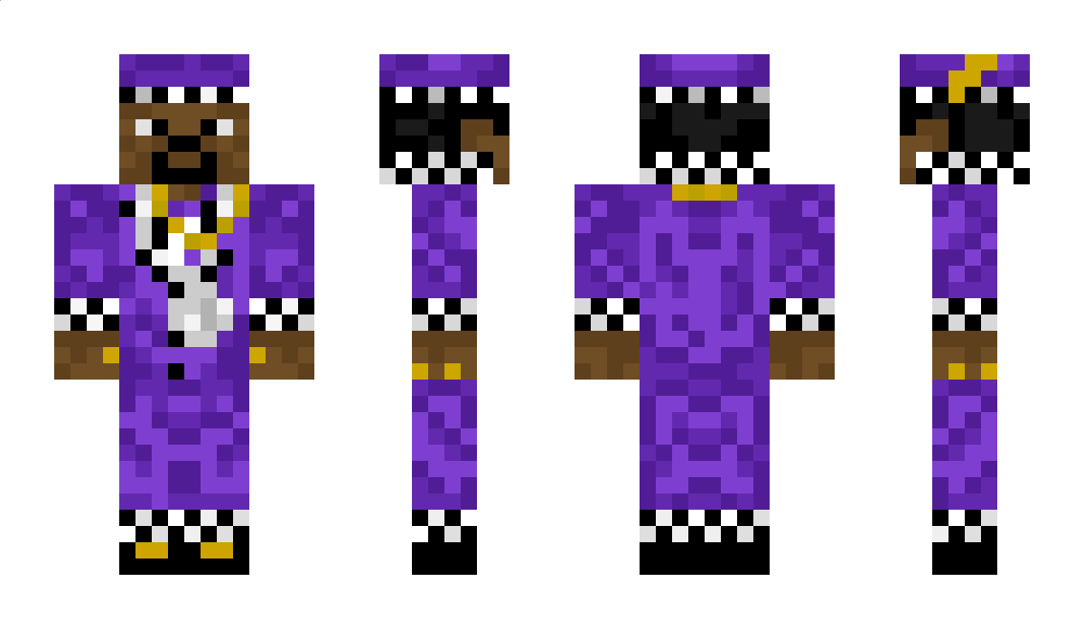 Blackbed Minecraft Skin